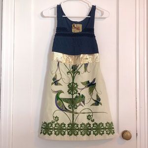 Free People Embroidered A-Line Mini Dress, Size XS